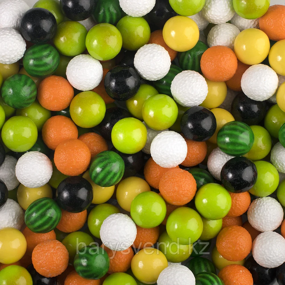 Жев. резинка 22 мм "Фрукты в сахаре" 286 шт/уп (Zed Candy)