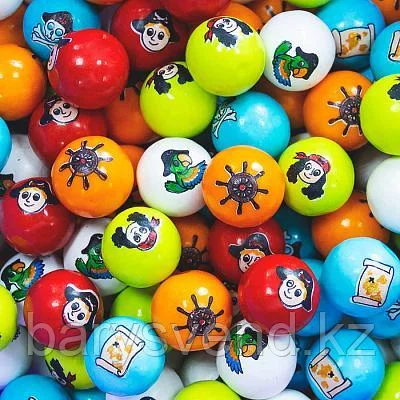 Жев. резинка 25 мм "Карибы" 180 шт/уп (ZED Candy)