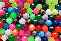 Мячи-прыгуны "Раскраска" 32 мм 100 шт/уп