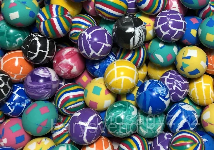 Мячи-прыгуны 32 мм "Ассорти" 100 шт/уп