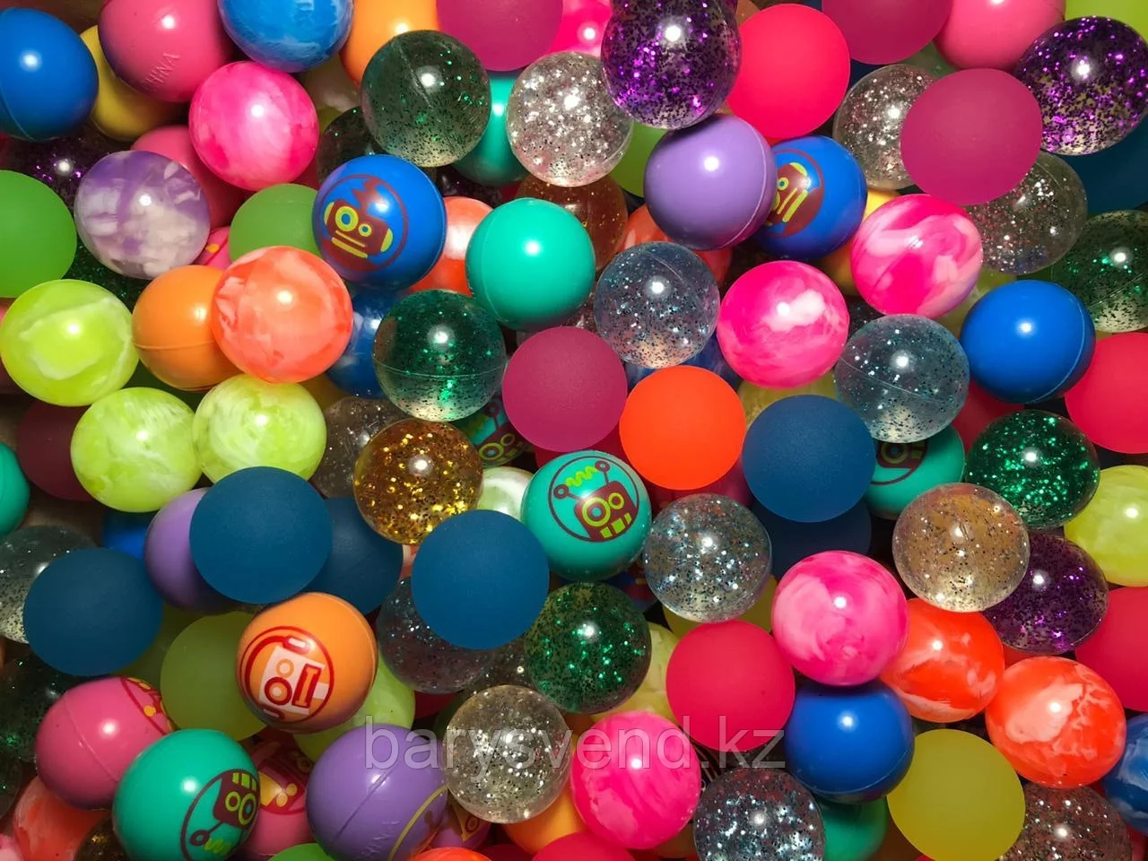 Мячи прыгуны 25 мм "Китай Микс 12" 250 шт/уп