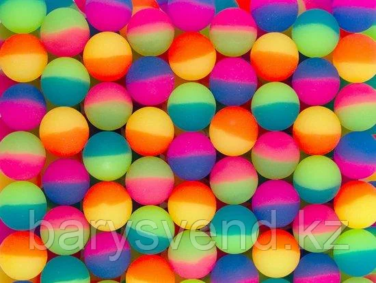 Мячи прыгуны 25 мм "Цветной Лед" 100 шт/уп