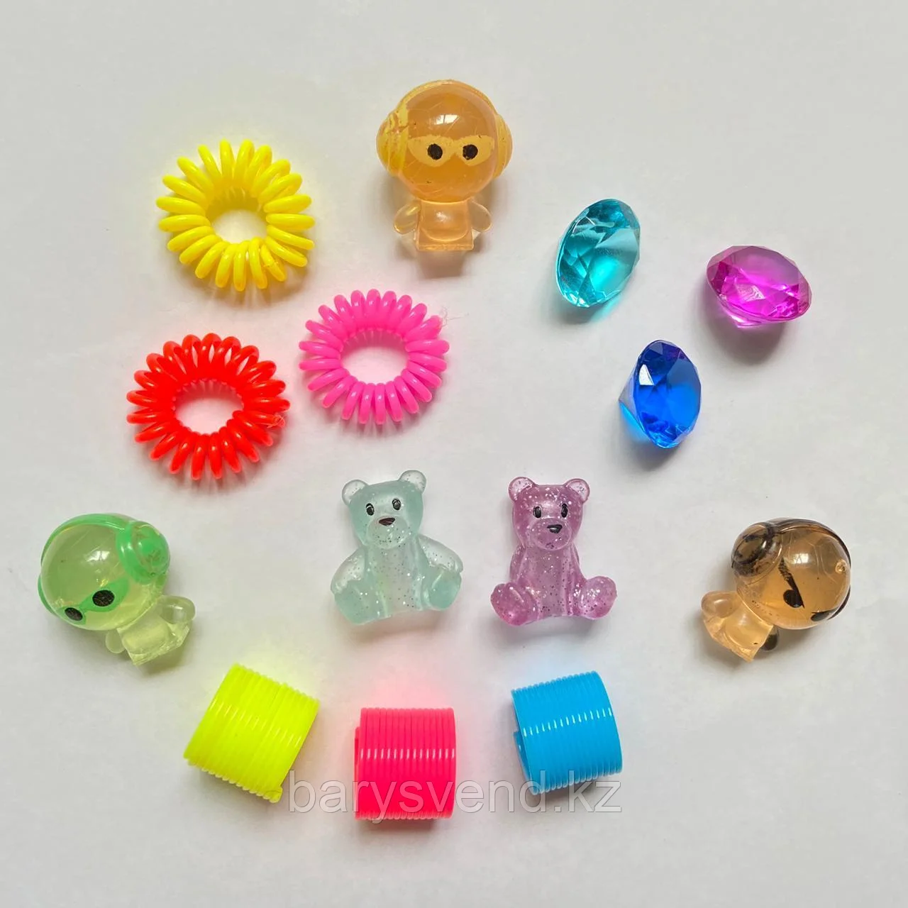 Игрушки в капсулах 28 мм "Микс 21" (100 шт/уп)