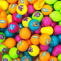 Жев. резинка 23 мм "Смешарики мульти-фрукт (с начинкой)" (310 шт в уп), фото 1