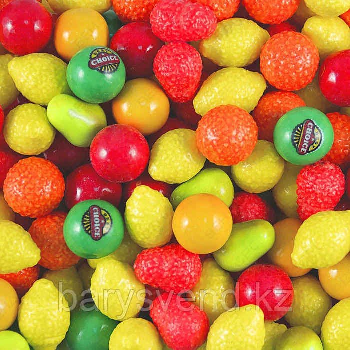 Фигурная жев. резинка 23 мм "Тропический коктейль" (310 шт в уп) (цена 1шт - 23тг), фото 1