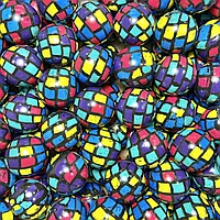 Мячи 25 мм "25TDS14 Мозаика" (100 шт в уп)