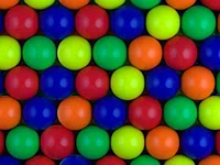 Мячи 25 мм "25TDS01 Конфетти" (100 шт в уп)