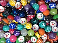 Мячи-прыгуны 25 мм "Найди свой город" 250 шт/уп