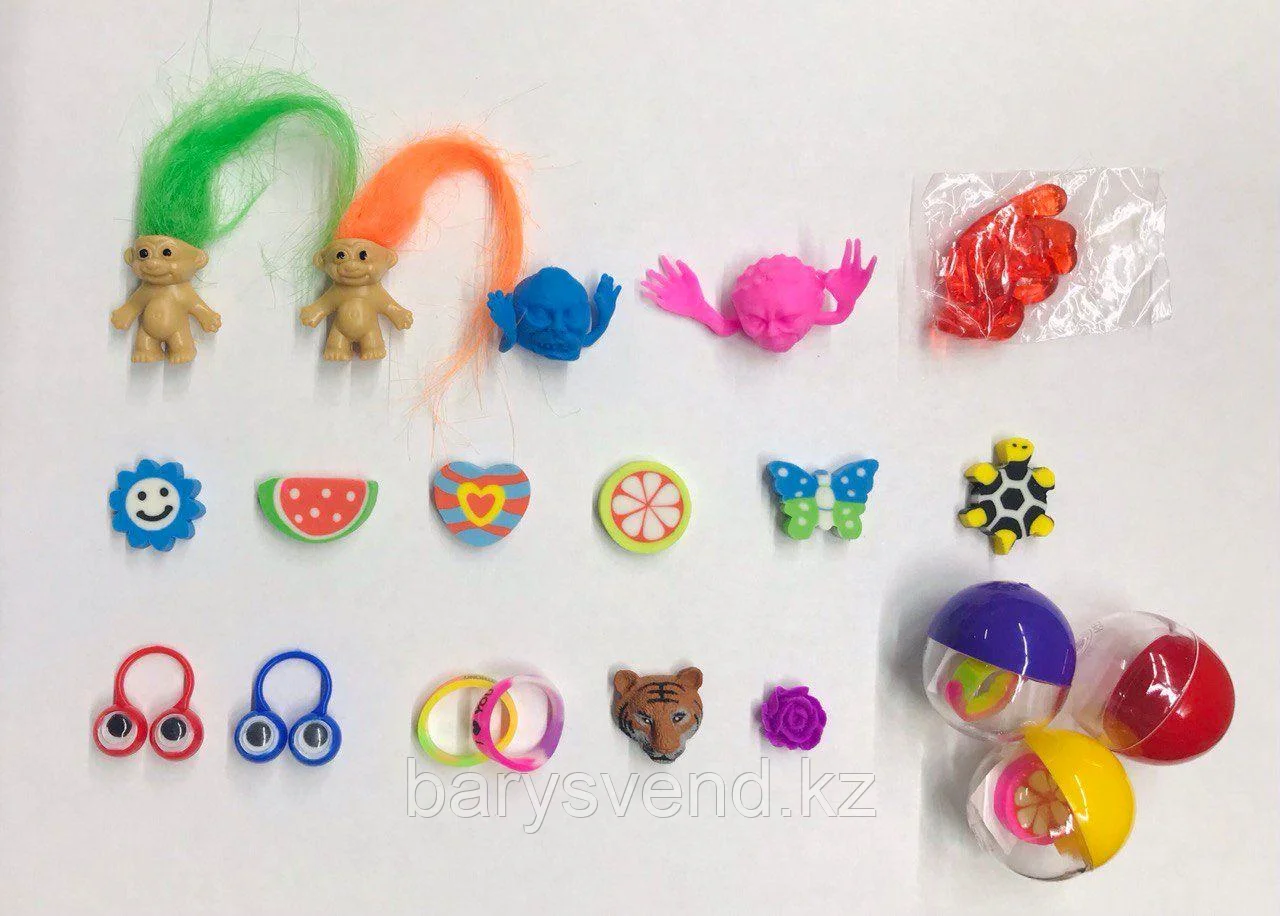 Игрушки в капсулах 34 мм "Развлечение" (100 шт в уп)