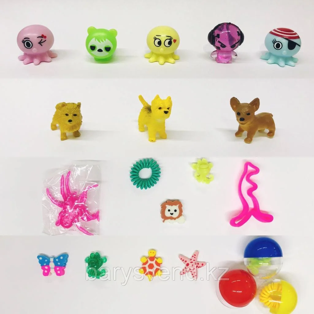 Игрушки в капсулах 34 мм "Праздник" (100 шт в уп)