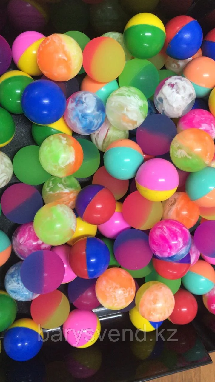 Мячи-прыгуны 32 мм  "Микс 4" 100 шт/уп