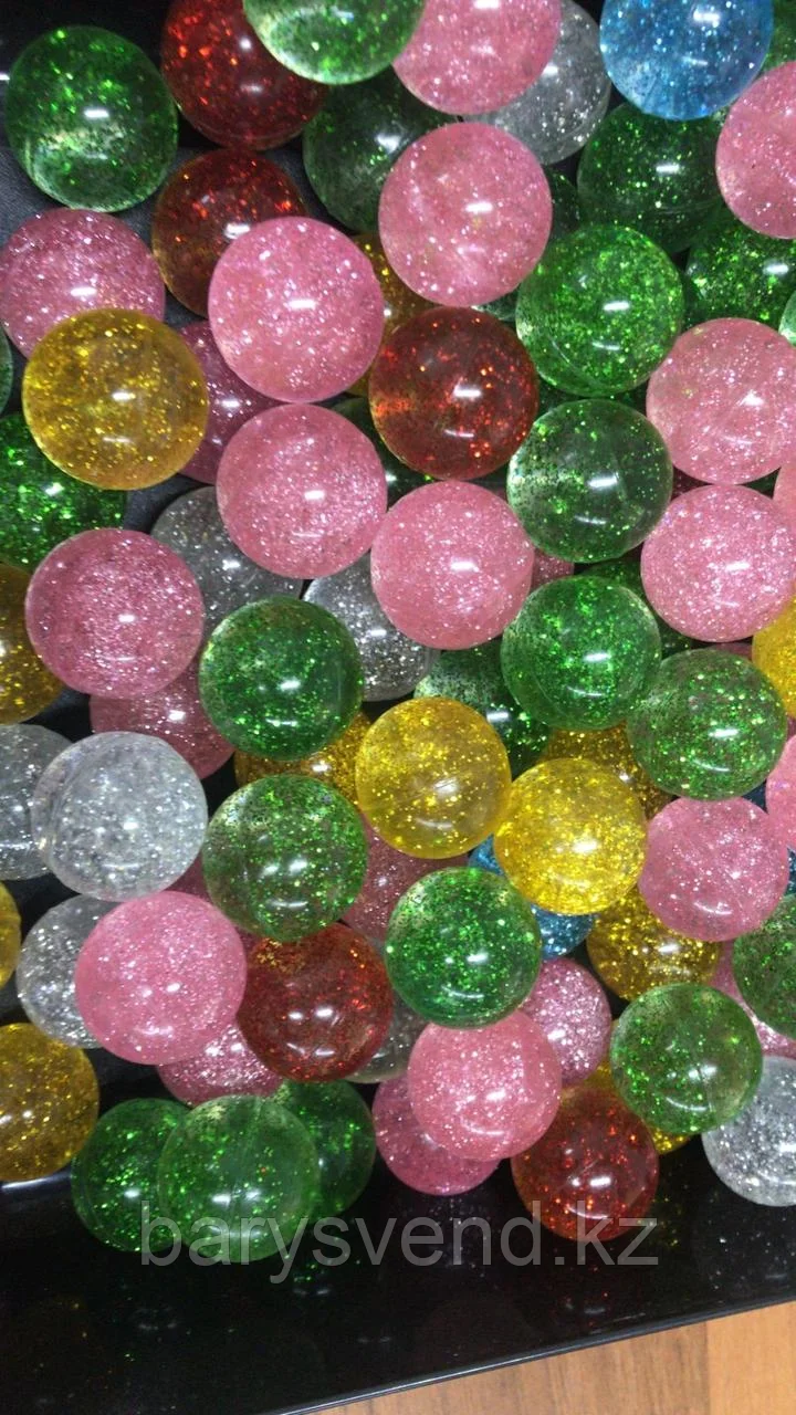 Мячи-прыгуны 32 мм  "Микс 10" 100 шт/уп