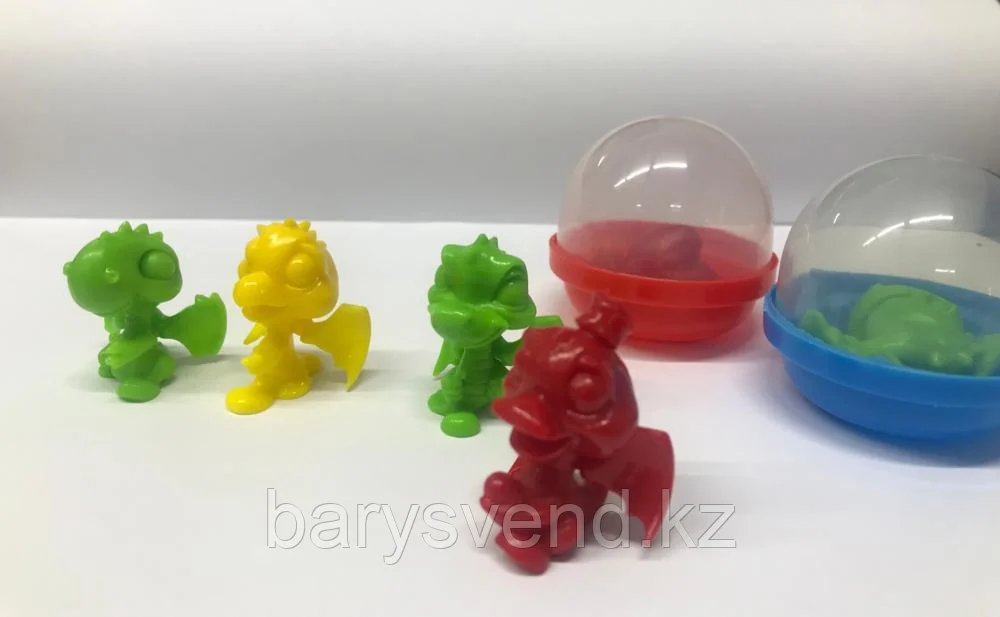 Игрушки в капсулах 45 мм "Дракончики" (50 шт в уп) (цена за 1шт - 56тг)