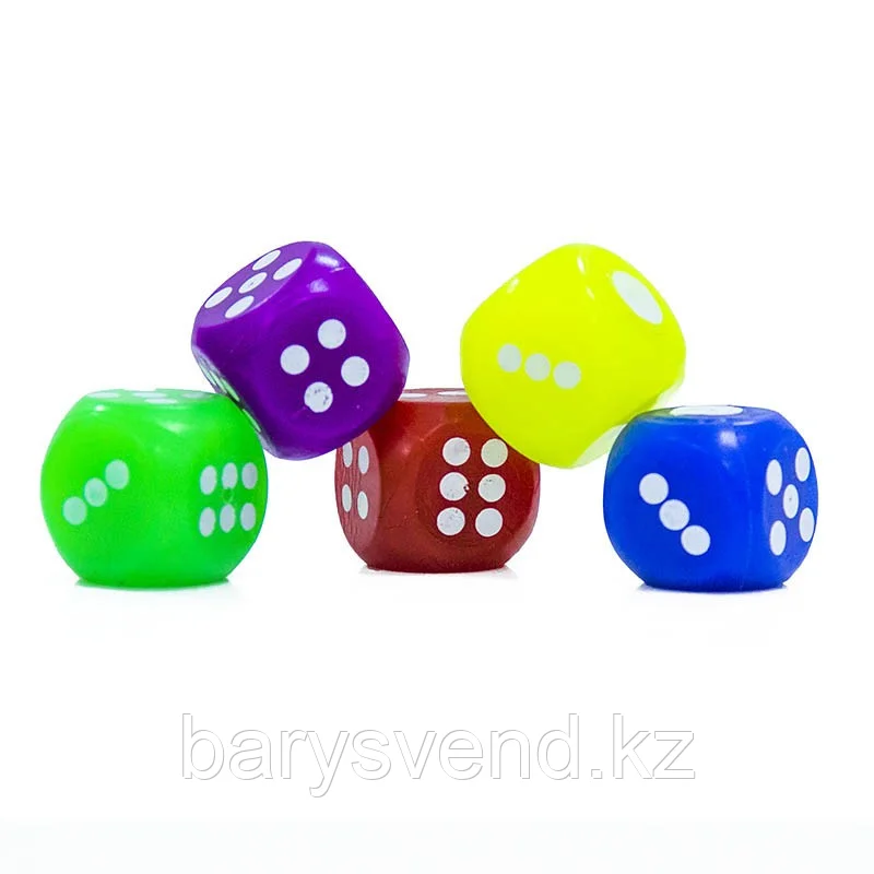 Кубики-прыгуны 34 мм в (100 шт в уп) (цена за 1шт - 63тг), фото 1