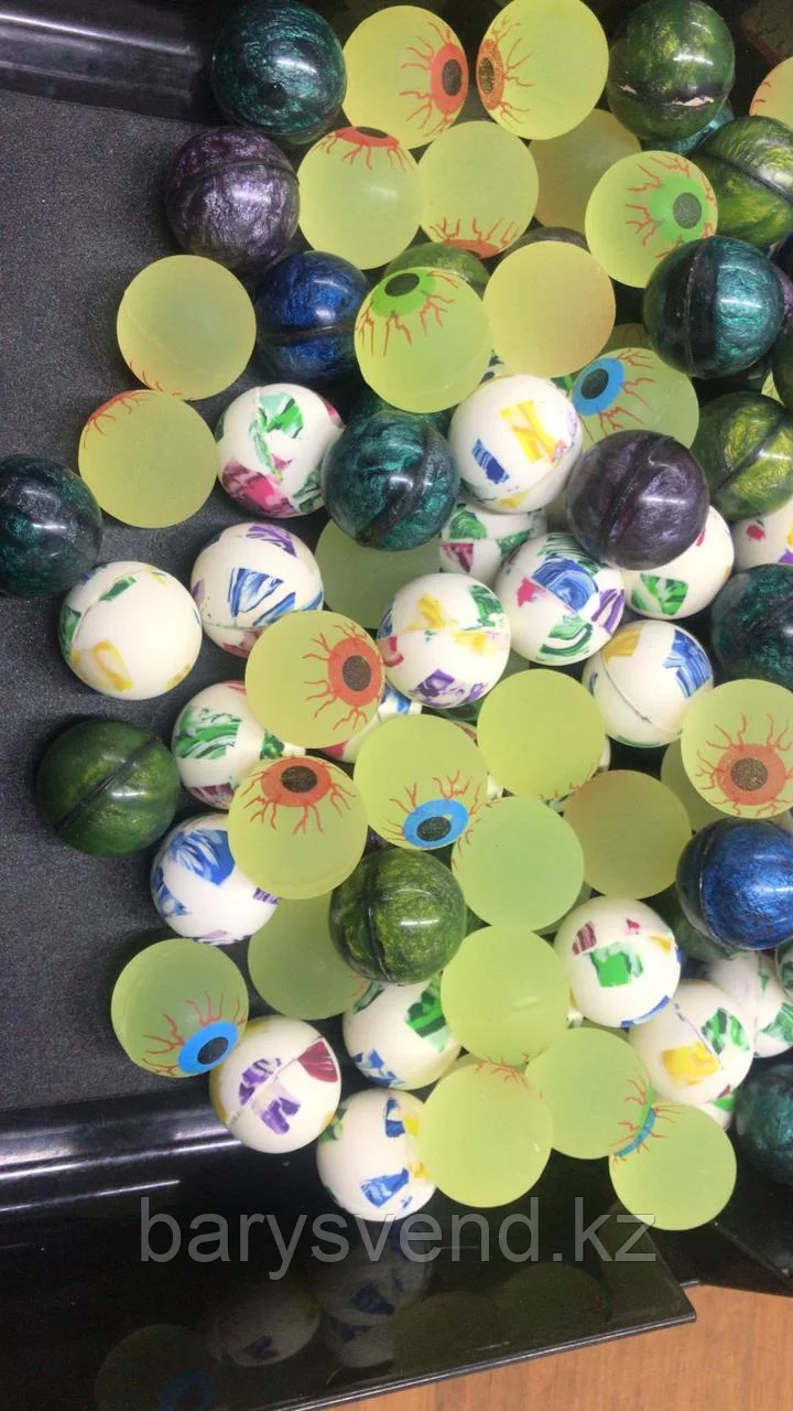 Мячи-прыгуны "Микс 10" 25 мм (в упаковке 100шт)