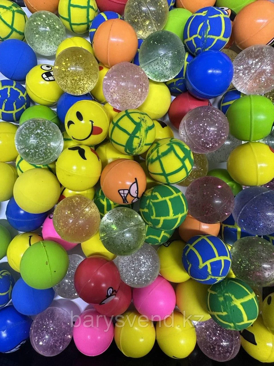 Мячи-прыгуны "Микс 11" 25 мм (в упаковке 100шт) (цена за 1шт - 24,5тг)