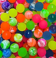 Мячи-прыгуны "Микс 6" 25 мм (в упаковке 100шт) (цена за 1шт - 23тг)