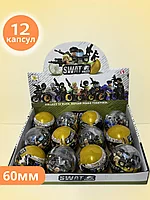 Игрушки в капсулах 60 мм "MOTORCYCLE" (12 шт/уп) (Цена за 1шт -330тг)