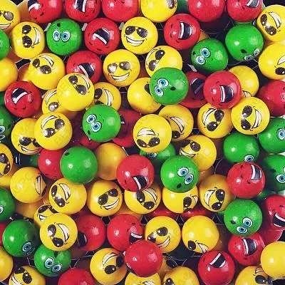 Жев. резинка 21 мм "Весёлая семейка "  200 шт/уп (ZED Candy) (цена за 1шт - 15тг)